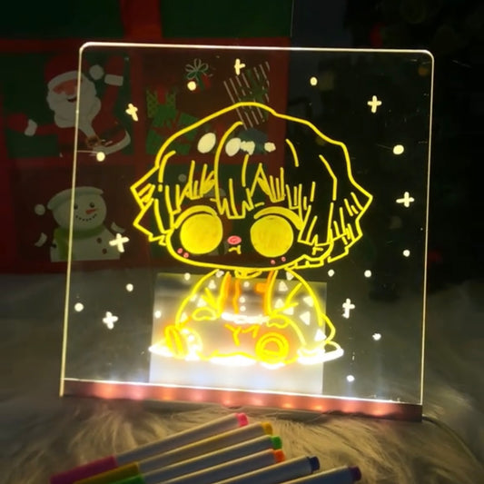 LED Acrylic Note Board 7 Colors