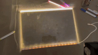 LED Acrylic Note Board 7 Colors