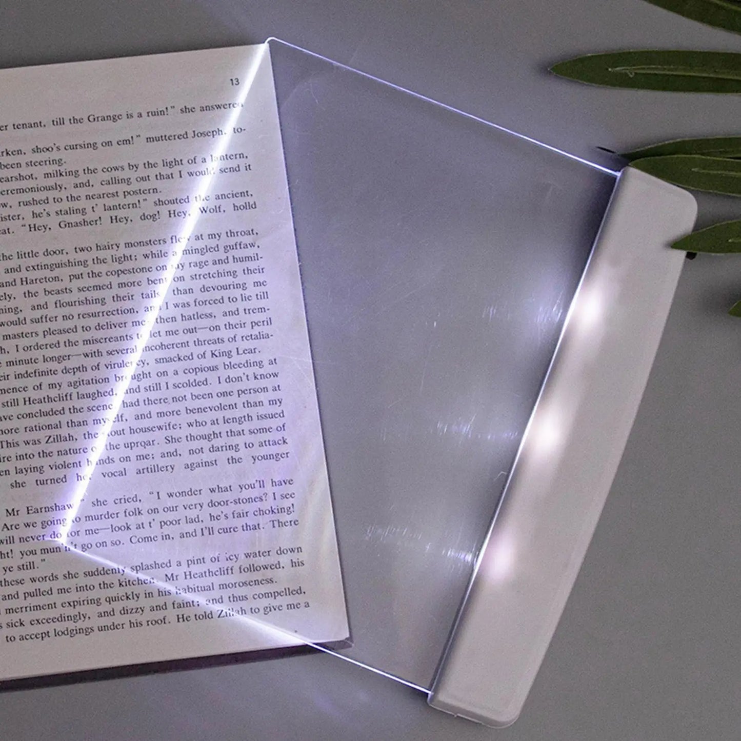 Flat-Panel LED Reading Light – Bed &amp; Night Book Lamp Petrovick