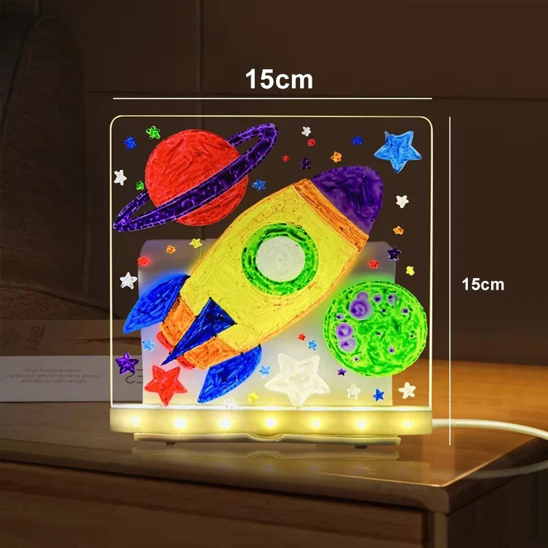 LED Acrylic Note Board 7 Colors